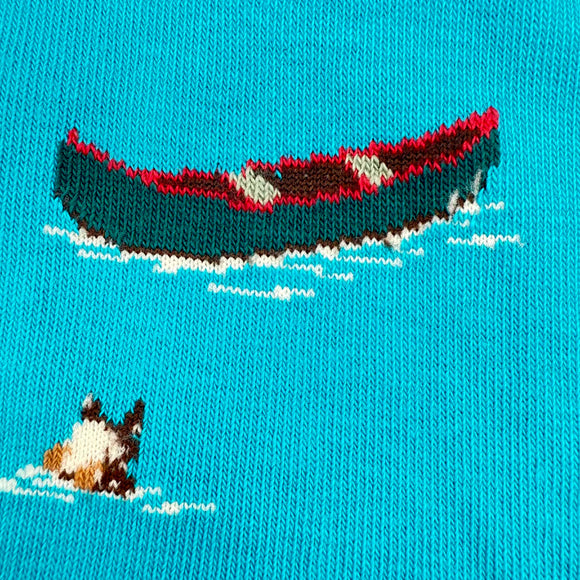 Men's Canada Mountain Scene Socks