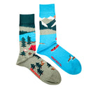 Men's Canada Mountain Scene Socks-1
