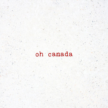 Oh Canada Marble Coaster