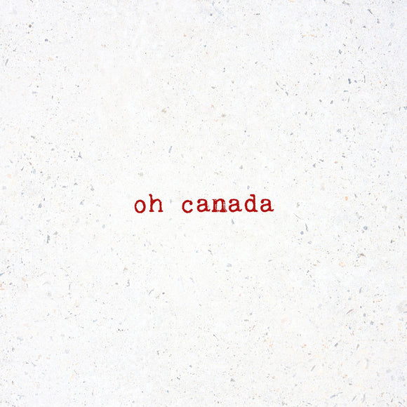 Oh Canada Marble Coaster