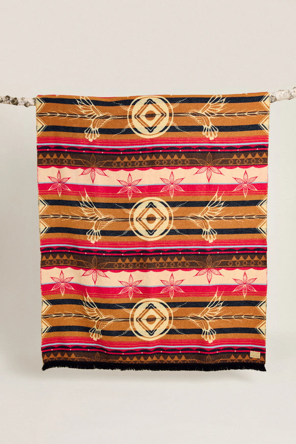 Mini Tipi Reversible Blanket (Indigenous Designed) - various patterns