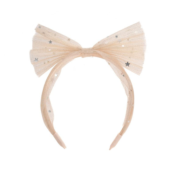Shimmer Tulle Bow Headband