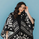 Mini Tipi Reversible Shawl (Indigenous Designed) - various patterns-11