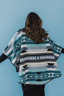 Mini Tipi Reversible Shawl (Indigenous Designed) - various patterns-6