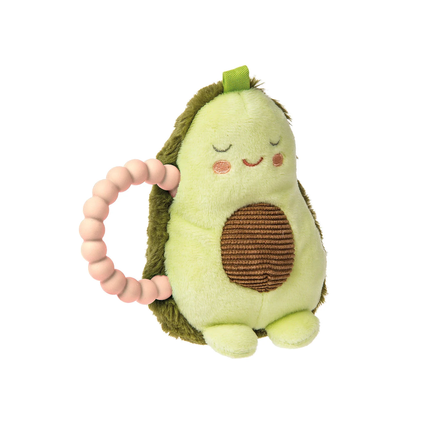 Sweet Soothie Teether Rattle - Yummy Avocado - 6"