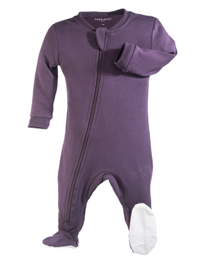 Midnight Dreams - Organic Cotton Footed Sleeper (ZippyJamz)