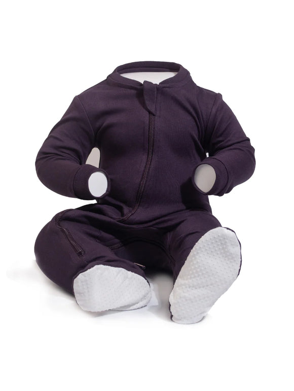 Midnight Dreams - Organic Cotton Footed Sleeper (ZippyJamz)
