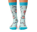 Women's Moody Cow Socks-1