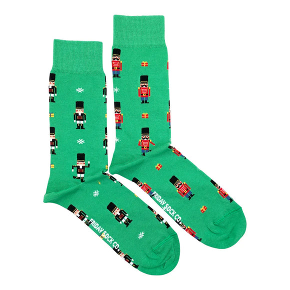 Men's Ugly Christmas Nutcracker Socks
