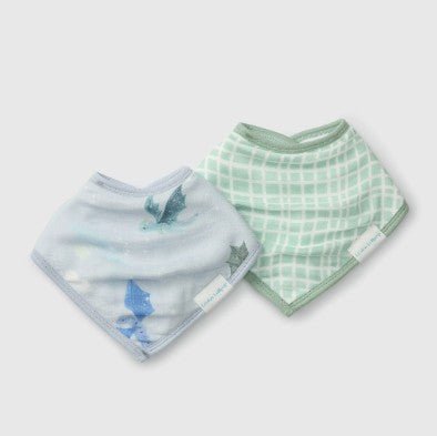 Loulou Lollipop Bandana Bib Set (various patterns)