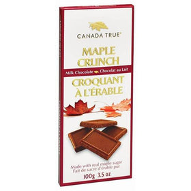 Canada True Maple Crunch Milk Chocolate Bar 100g