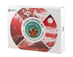 Maple Leaf Soapstone Carving Kit