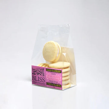 Lemon Raspberry Buttercream Filled Cookies