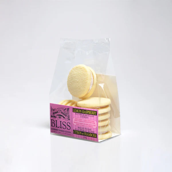 Lemon Raspberry Buttercream Filled Cookies | Caribou Gifts Inc.