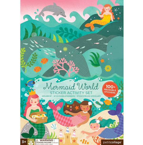 Mermaid World Sticker Activity Set (Petit Collage)
