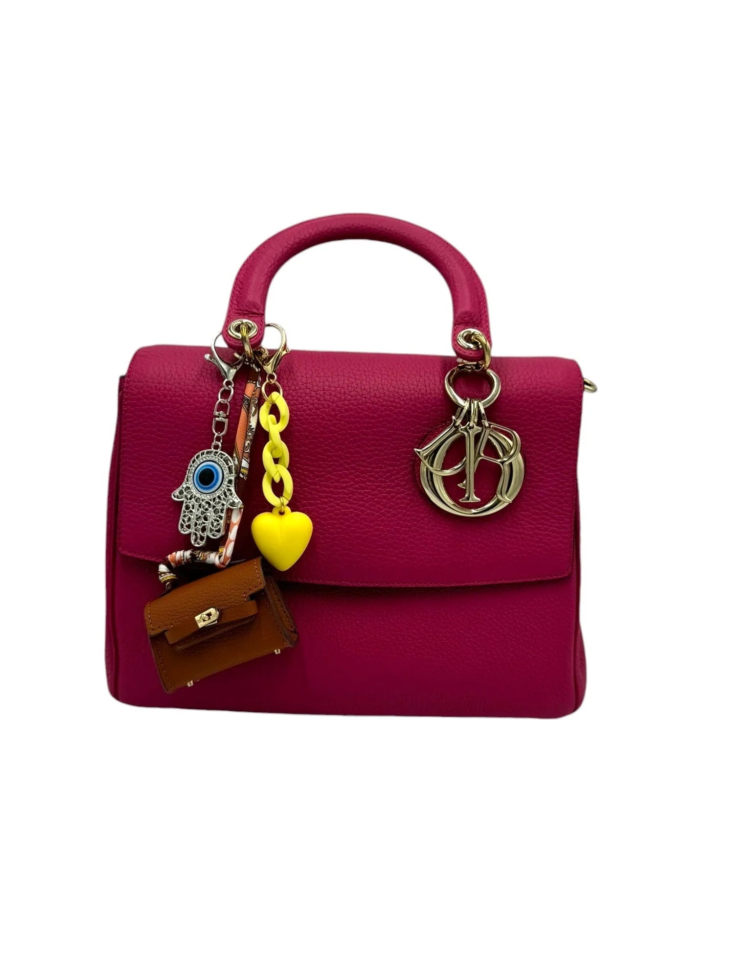 Mini Purse Charm in Brown