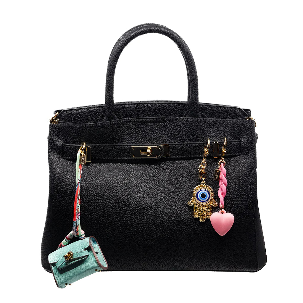 Mini Purse Charm in Blue - 0