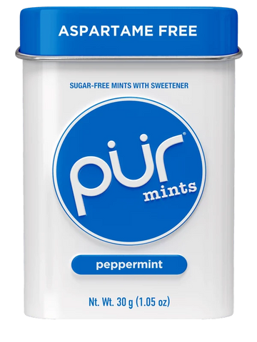 PUR Peppermint Mints Tin (30pc)