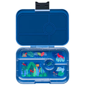 Yumbox Tapas Bento Lunch Box - Monte Carlo Blue (Jungle Tray)