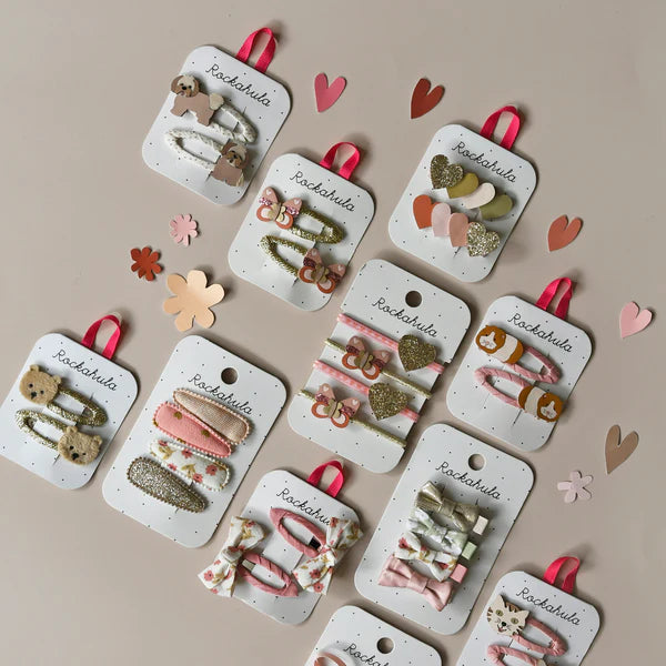 Patchwork Butterfly Clips