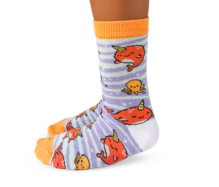 Kids Narly Narwhal Socks