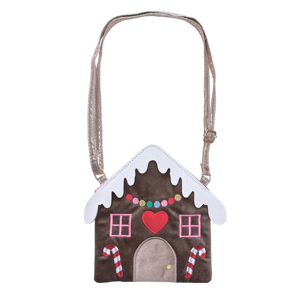 The same bag as the previous description with the straps adjusted to be smaller