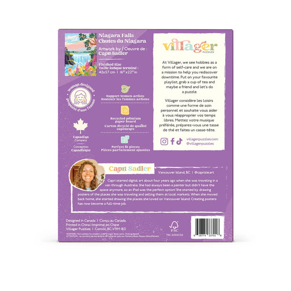 Villager Puzzles | Niagara Falls | 500-Piece Puzzle for Adults