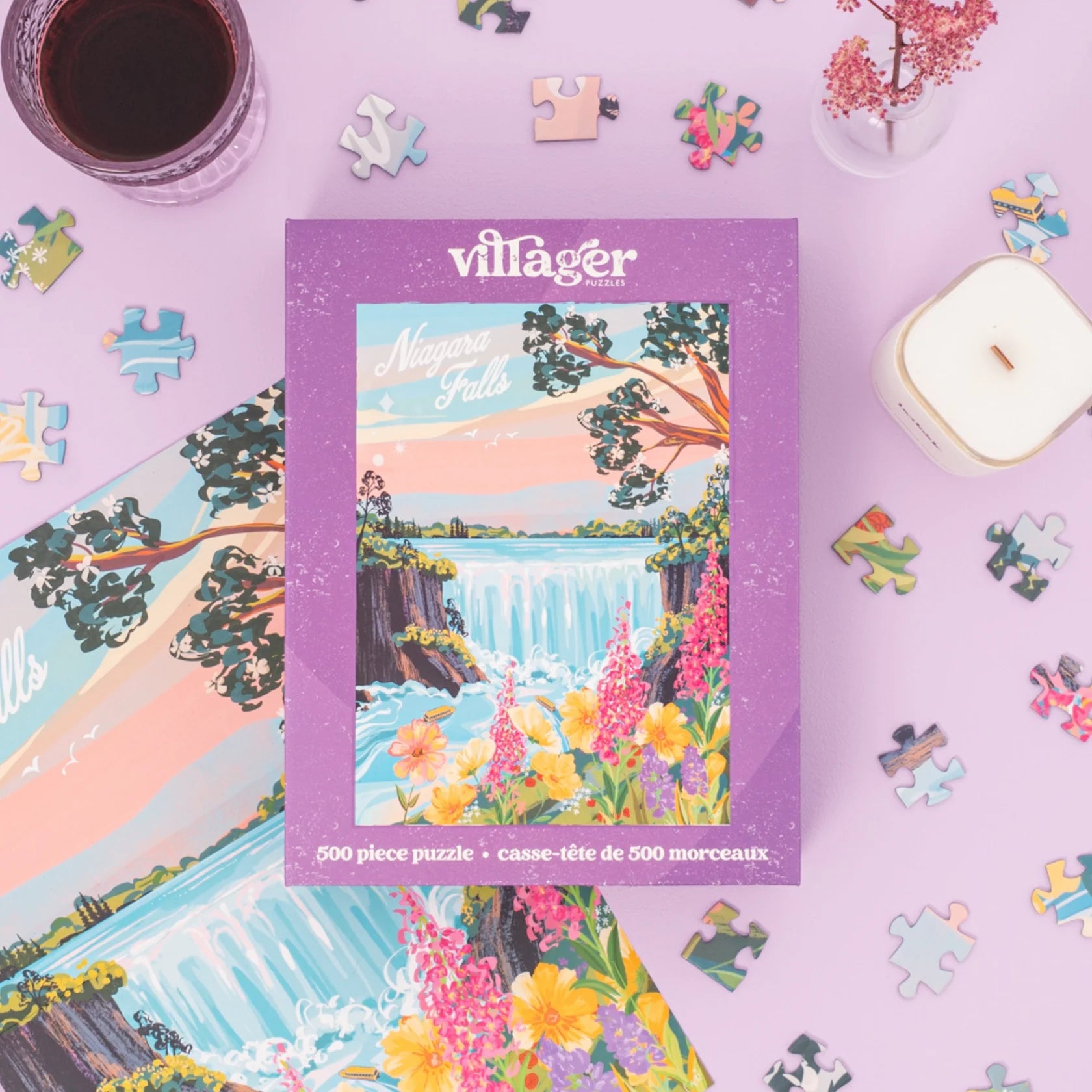 Villager Puzzles | Niagara Falls | 500-Piece Puzzle for Adults