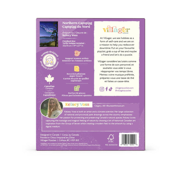 Villager Puzzles | Northern Camping | 1000-Piece Puzzle for Adults