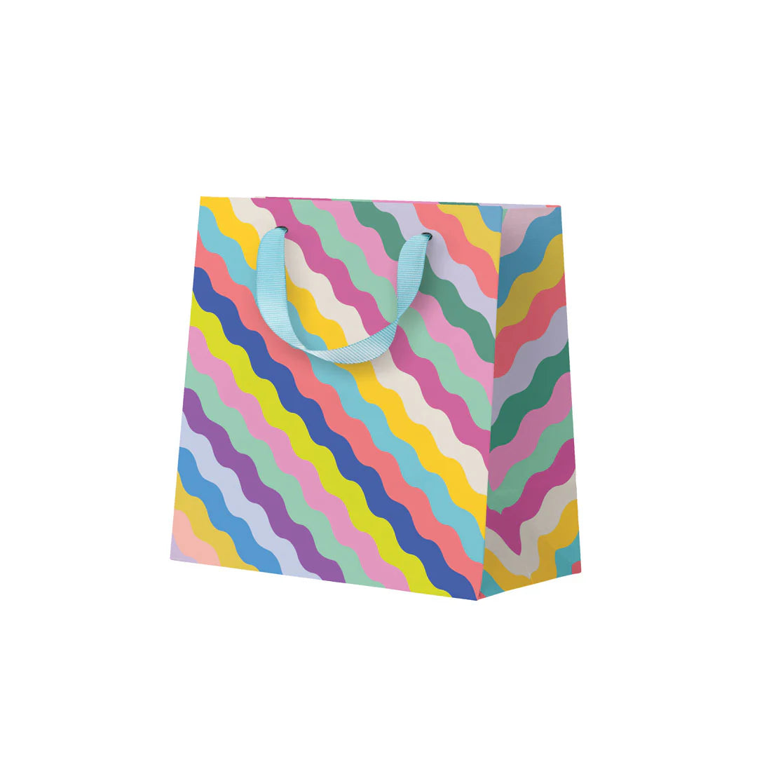 Wiggly Lines Mini Gift Bag
