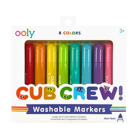 Cub Crew Washable Markers - Set of 8