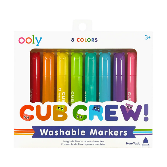 Cub Crew Washable Markers - Set of 8