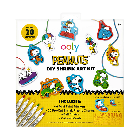 Peanuts DIY Shrink Art Kit