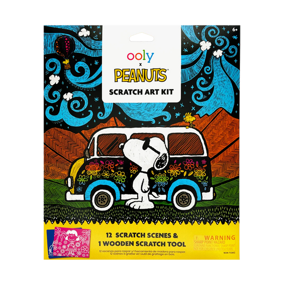 Peanuts Scratch Art Kit