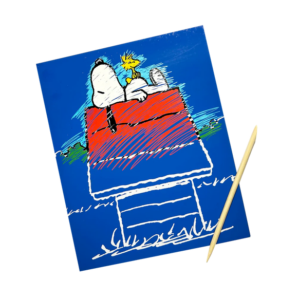 Peanuts Scratch Art Kit
