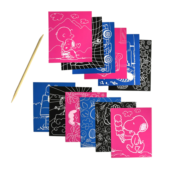Peanuts Scratch Art Kit