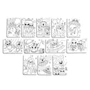 Undercover Art Hidden Pattern Coloring Activity Art Cards - Monster Aliens-4