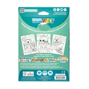 Undercover Art Hidden Pattern Coloring Activity Art Cards - Monster Aliens-9