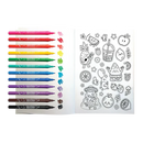 Yummy Yummy Scented Coloring Kit - Markers Stickers Coloring Book-2