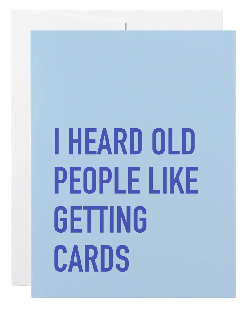 Old People Card