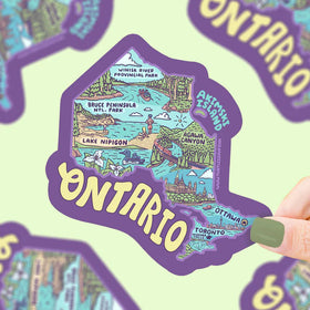 Ontario Canada Vinyl Sticker