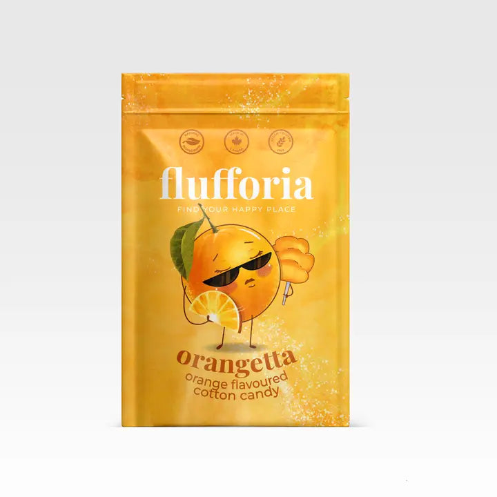 Orangetta | Organic Natural Orange Flavored Cotton Candy - 0