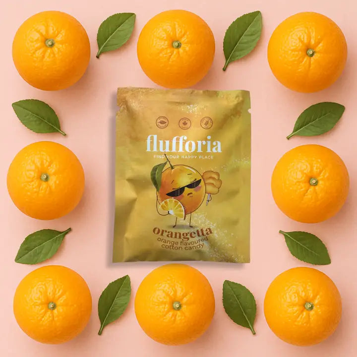 Orangetta | Organic Natural Orange Flavored Cotton Candy