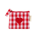Gingham Love Heart Mini Purse-1