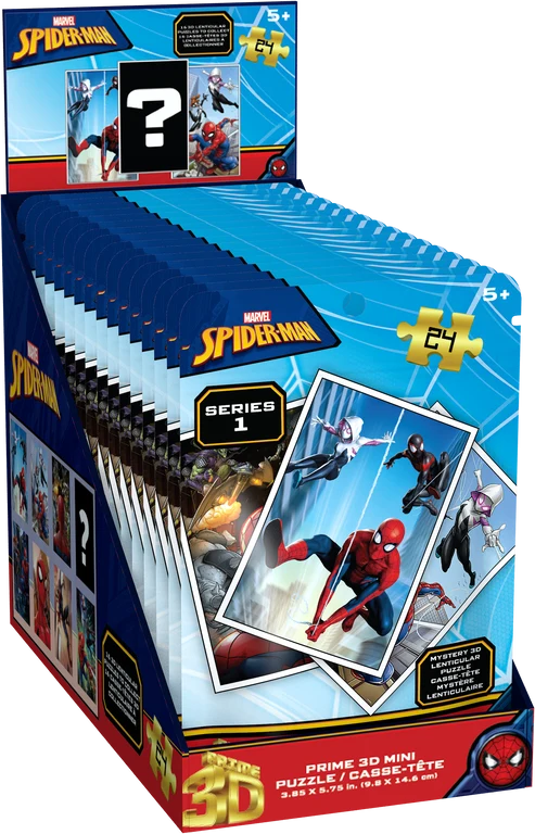 Spider-Man Mystery Blind Bag 24PC Puzzle Assortment