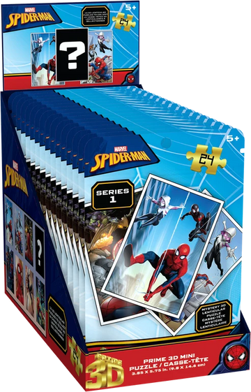 Spider-Man Mystery Blind Bag 24PC Puzzle Assortment