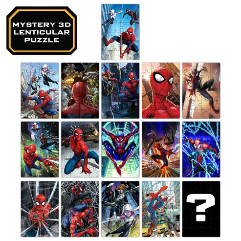 Spider-Man Mystery Blind Bag 24PC Puzzle Assortment