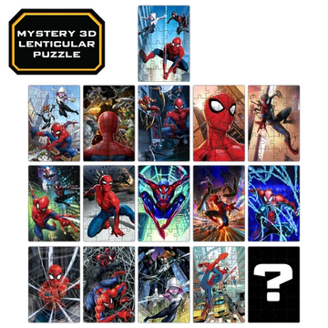 Spider-Man Mystery Blind Bag 24PC Puzzle Assortment - 0