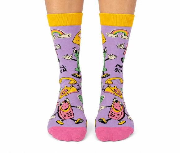 Women's Phone Call Survivor Socks