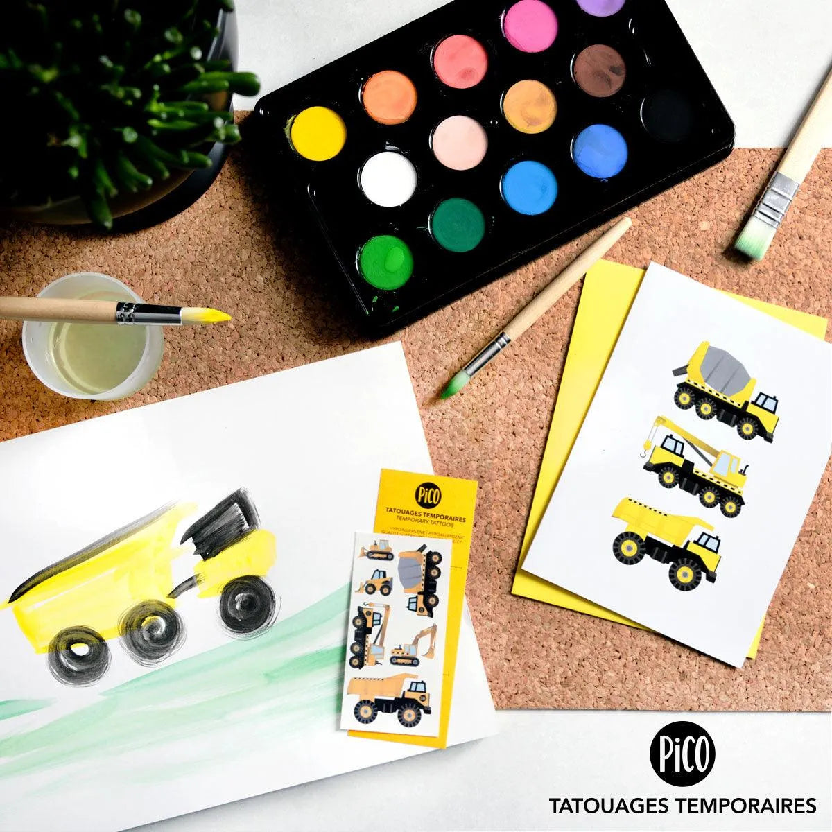 Greeting Card - Trucks